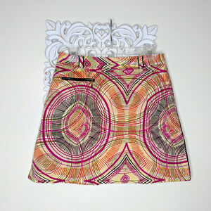 SPORT HALEY size 6 SKORT Skirt Shorts Athleisure Pickleball Golf Magenta GREEN